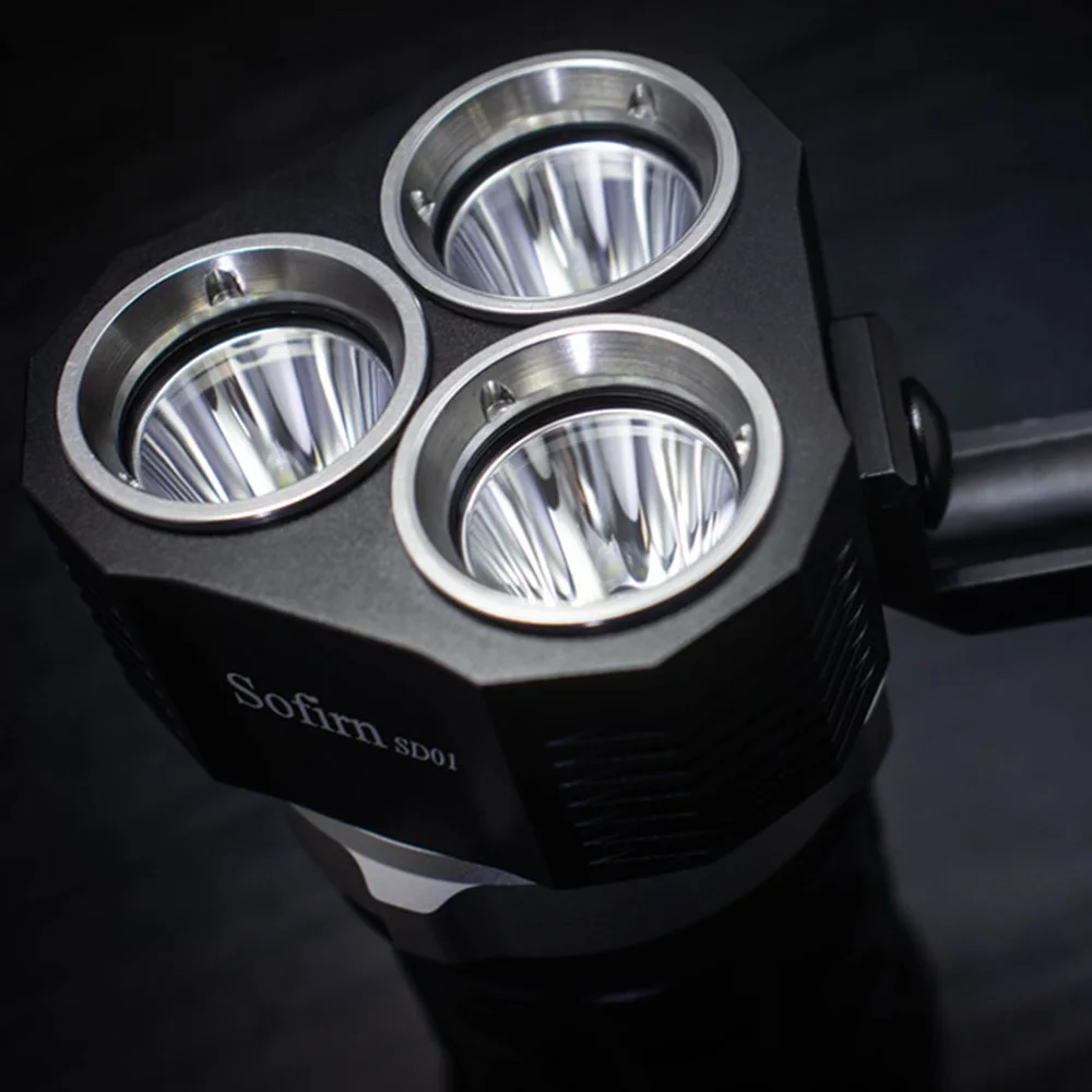 Pаспродажа Светодиодный фонарик Sofirn SD01 Pro 3 * XHP50.2, 10000 лм