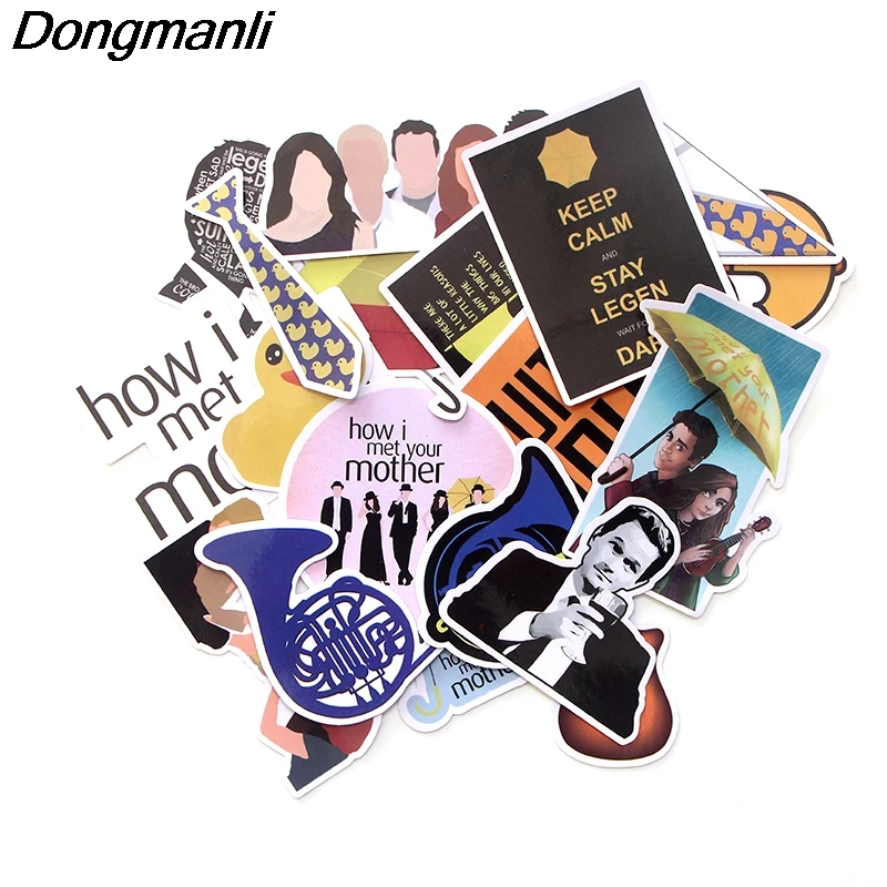 L3478 Dongmanli 20 шт./компл. как я знаком с вашей матери ТВ шоу DIY граффити скейтборд