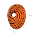 Японская аниме coplay маска Акацуки Обито Мадара ниндзя Тоби Учиха Косплей Костюм пластиковая маска ПВХ на все лицо крутые маски