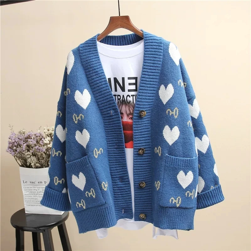 Женский вязаный кардиган свитер куртка с милым рисунком мягкий милый для девочек