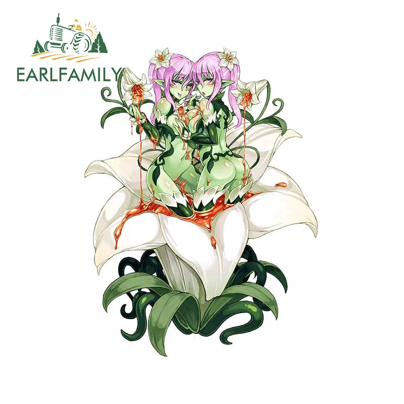 

EARLFAMILY 13 см x 9,8 см для девушек-монстров, Крутое украшение для мотоцикла