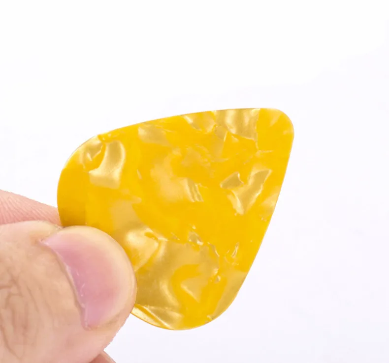 

Can Play Color Random Engraved Pick Pattern Plastic Music Guitar Picks Plectrum At Random Message " Pick " 0.71 mm Thick 10 PCs