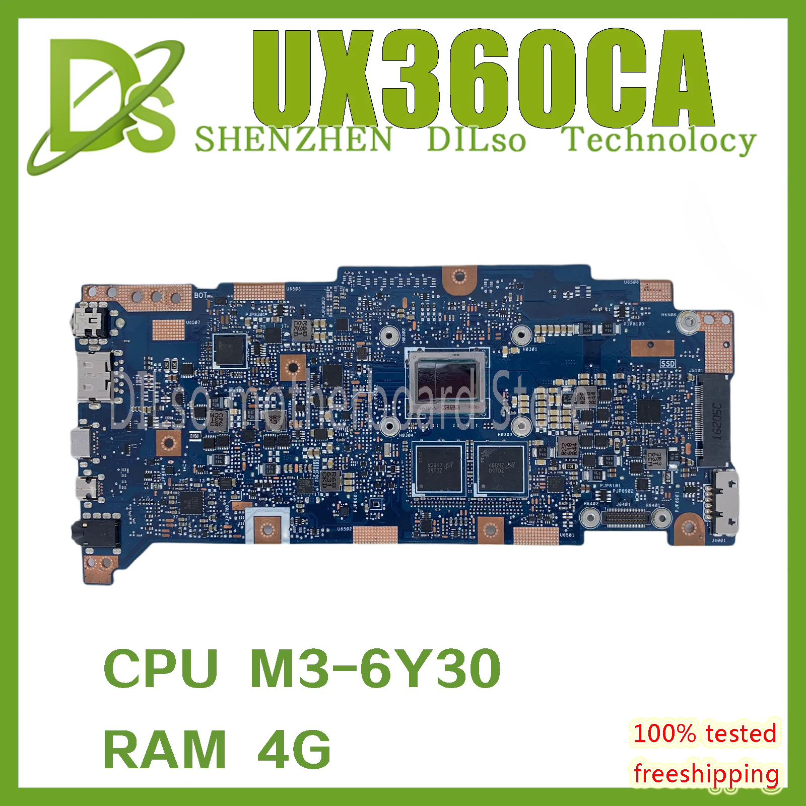 

KEFU UX360CA материнская плата M3-6Y3 0 CPU 4 ГБ для ASUS Zenbook UX360C UX360CA UX360CAK ультрабук материнская плата для ноутбука 100% хорошо работает