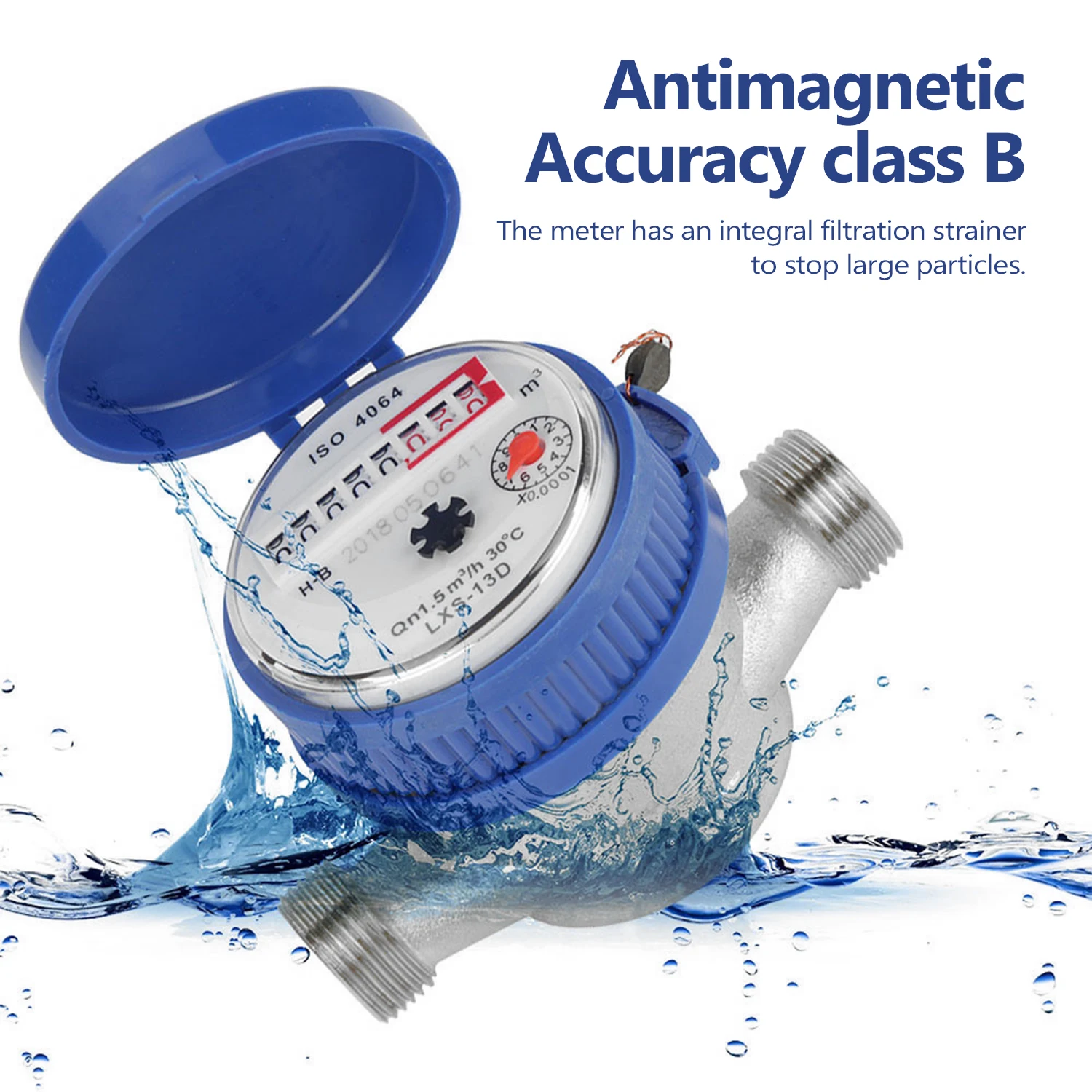 Интеллектуальный счетчик воды домашний механический роторный измеритель