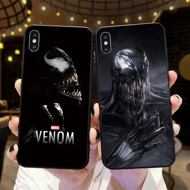 Venom чехол для телефона Xiaomi Mi6 Mi9 8 Lite SE макс 3 9E 5X 6X F1 A1 A2 6 Чехол Мягкий силиконовый с