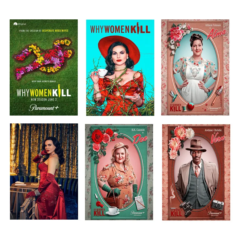 

Why Women Kill Season 2 poster wall stickers wall stickers home decor living room living room decoration stickers