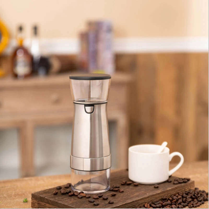 

Electric Coffee Grinder , Rechargeable Portable Spice Grinder Mill with Stainless Steel Blade Coffee Grinder for Beans