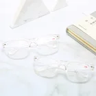 Очки для близорукости 0 -1-1,5-2-2,5-3-3,5-4-4,5-5,0-6,0, готовые очки для близорукости, прозрачные белые пластиковые оправы, очки для близорукости