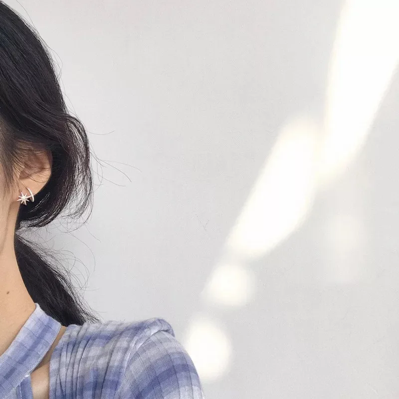 Женские серьги гвоздики из серебра 925 пробы|Серьги-гвоздики| |