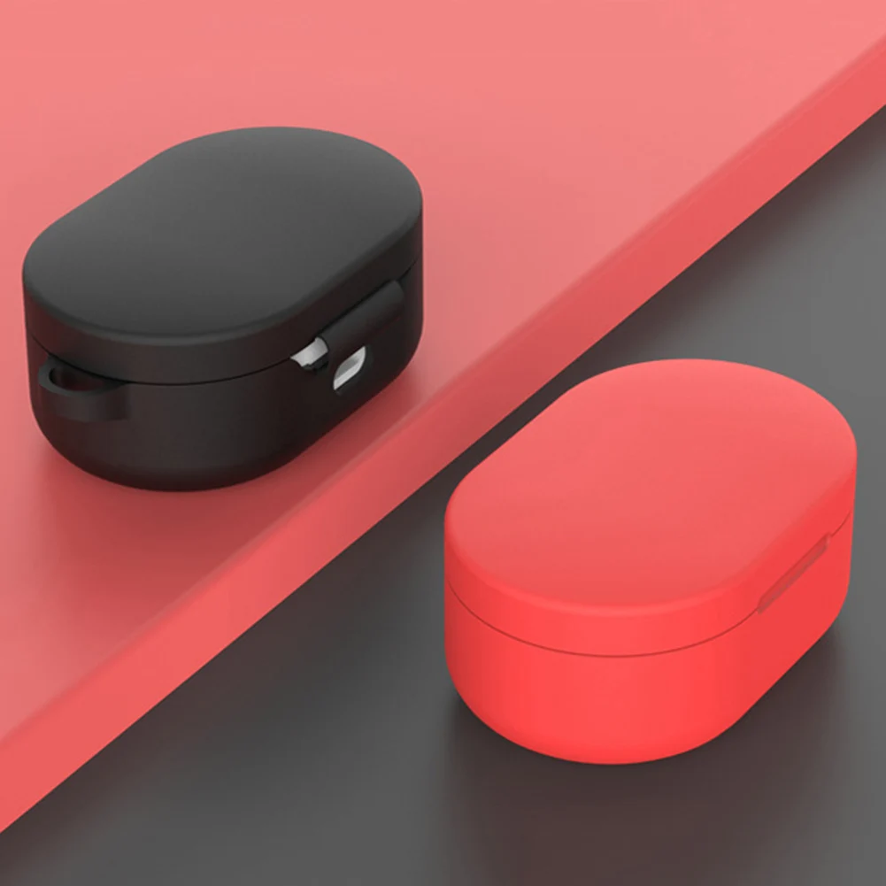 Силиконовый чехол для Redmi Mi AirDots беспроводные наушники мягкий из ТПУ Xiaomi Airdots