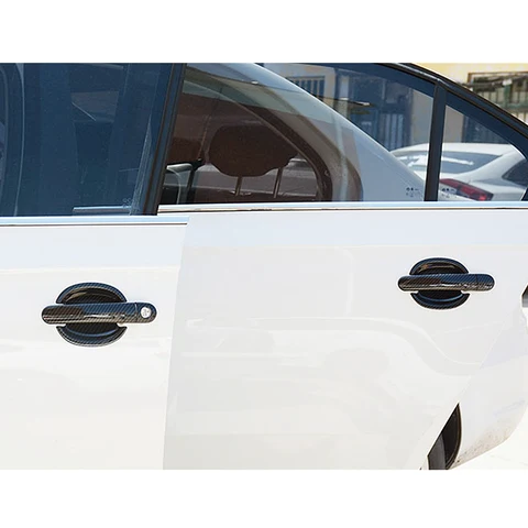 Наружная боковая крышка дверной ручки для Volkswagen VW Passat B5 B5.5 2000 2005 из углеродного волокна