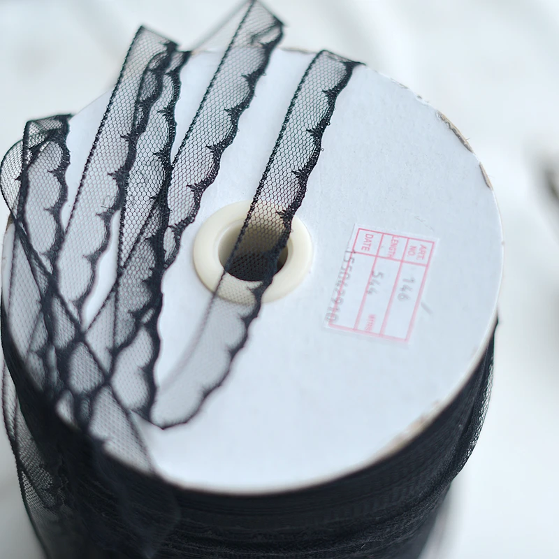 Кружевная ткань с вышивкой 1 м черная сетка кружевной воротник 2 см аппликация