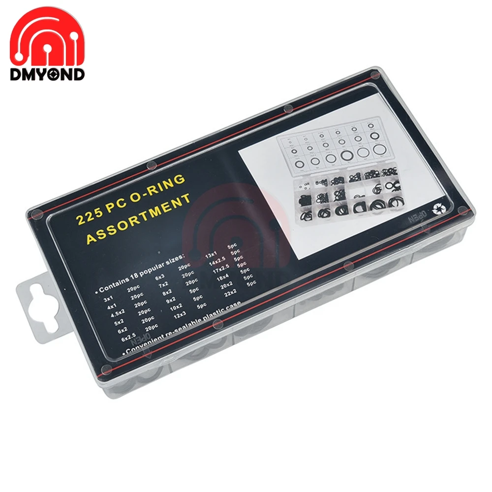 Резиновое уплотнительное кольцо для ремонта автомобиля 225 шт. | Обустройство дома