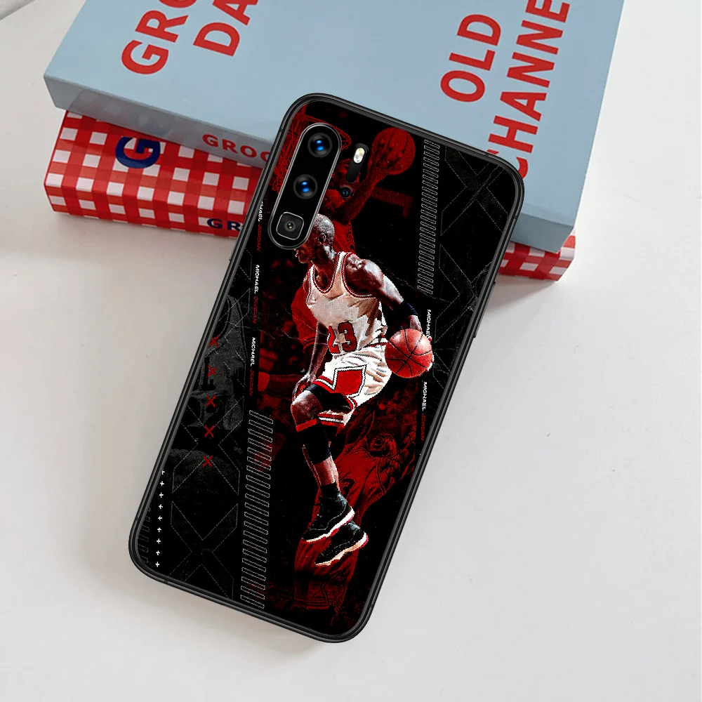 

Michael Jordan Basketball 23 Phone Case For Huawei P Mate Smart 10 20 30 40 Lite Z 2019 Pro black Shell Soft Funda Silicone