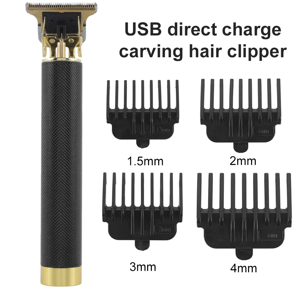 Máquina de Cortar Aparador de Barba sem Fio Cortador de Cabelo Cortador de Barbear Mais Novo T-outliner Cabelo 0mm Homens Barbeador Elétrico Recarregável 2022 13 Cheap Barbeadores elétricos