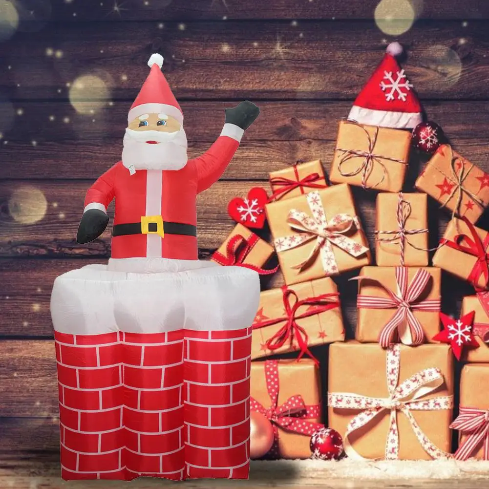 

Inflatable Santa Claus LED Lights Indoor Outdoor Yard Lawn Decoration