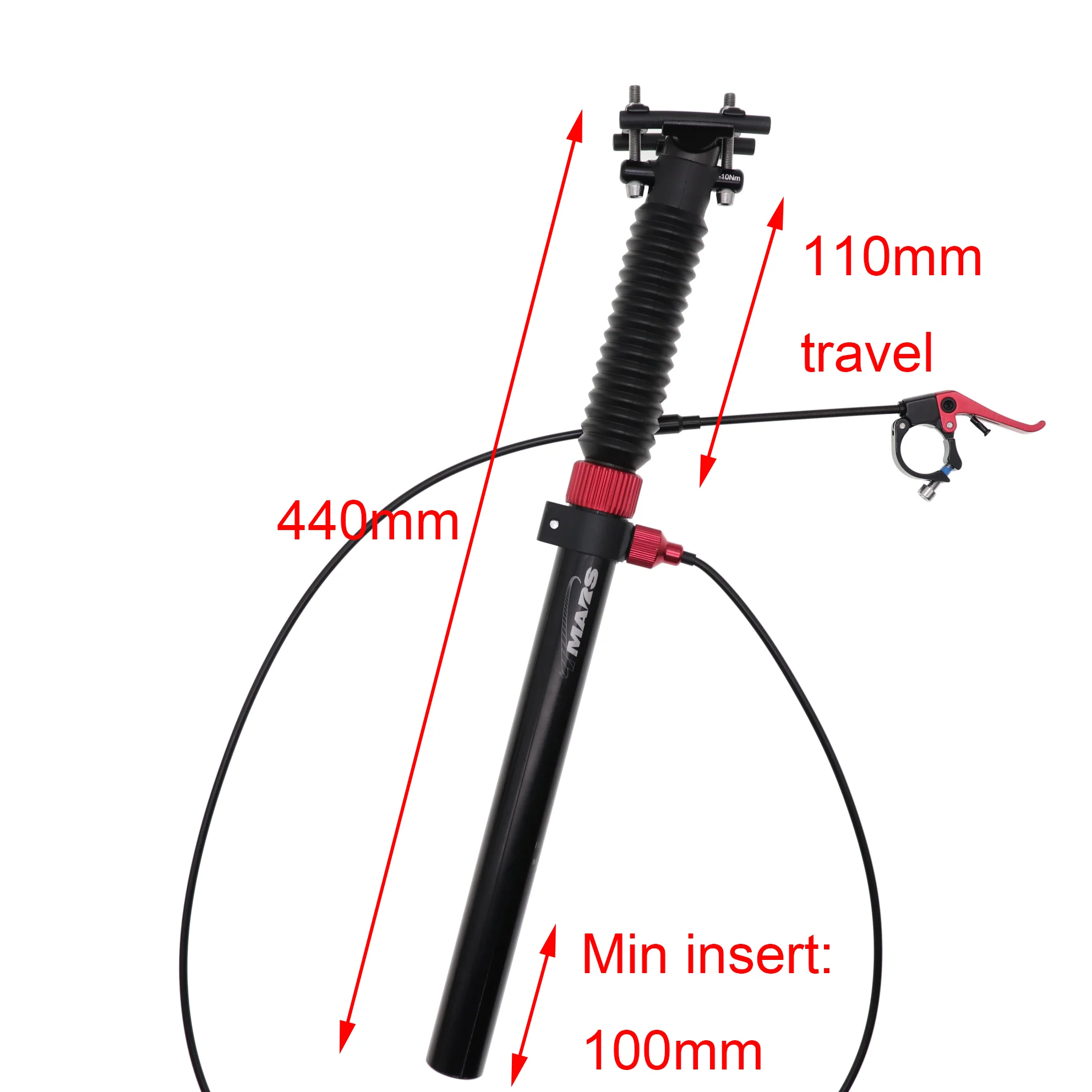 Tmars капельница Подседельный штырь регулируемая высота механический 27 2 мм