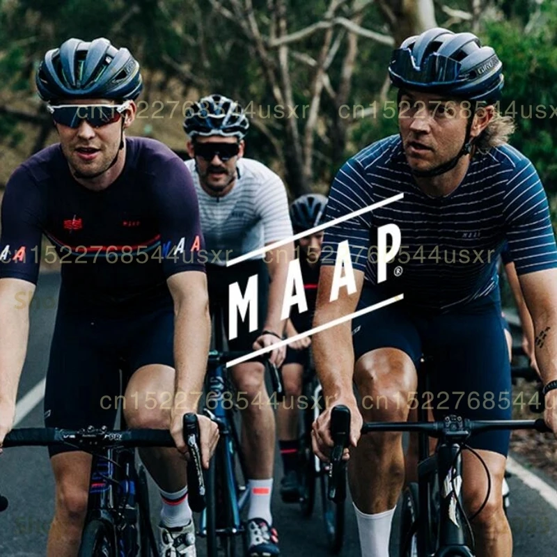 MAAP новинка 2019 майка для велоспорта с воздушным сетчатым рукавом Мужская короткая