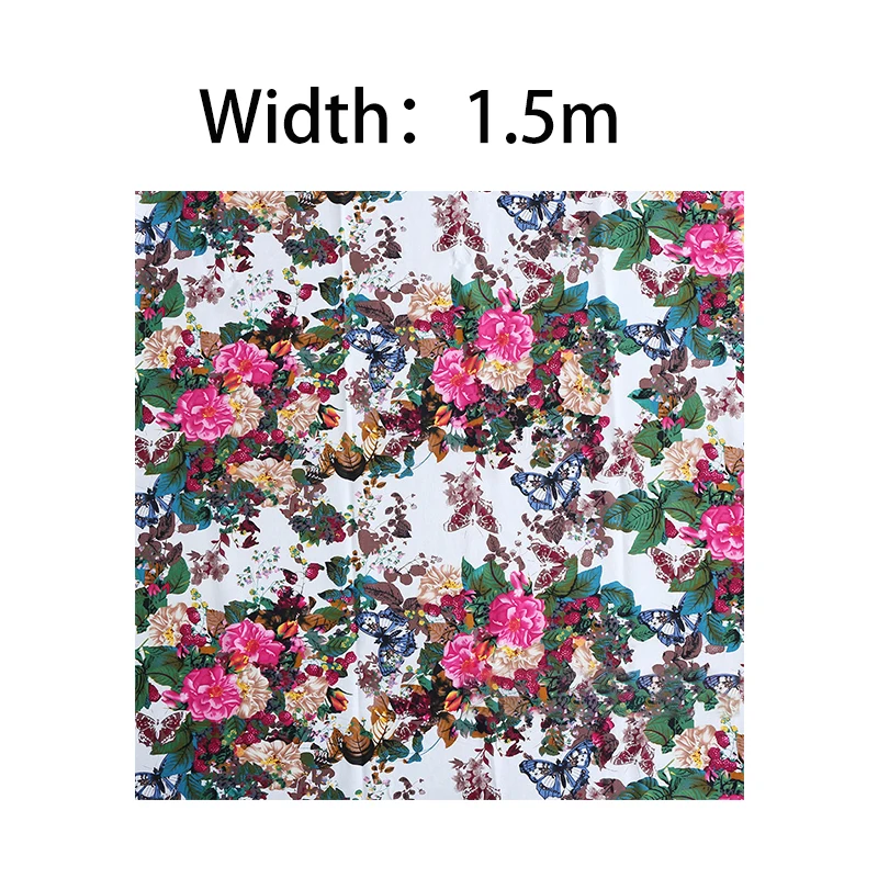 YOMDID китайский стиль хлопок лен ткань с цветочным принтом сделай сам одежда