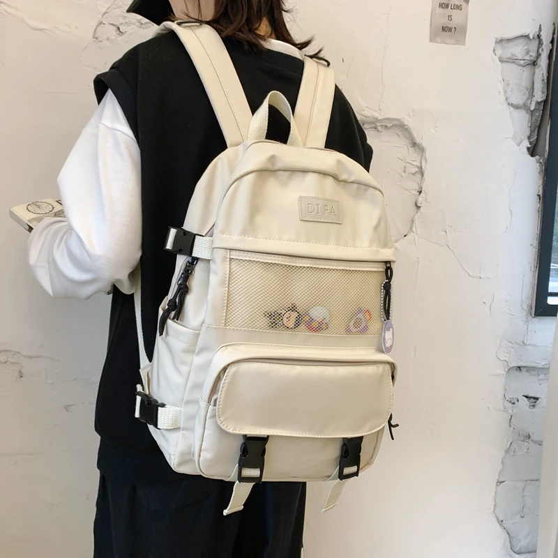 DCIMOR Tuck сетчатый водонепроницаемый нейлоновый женский рюкзак высокого качества с