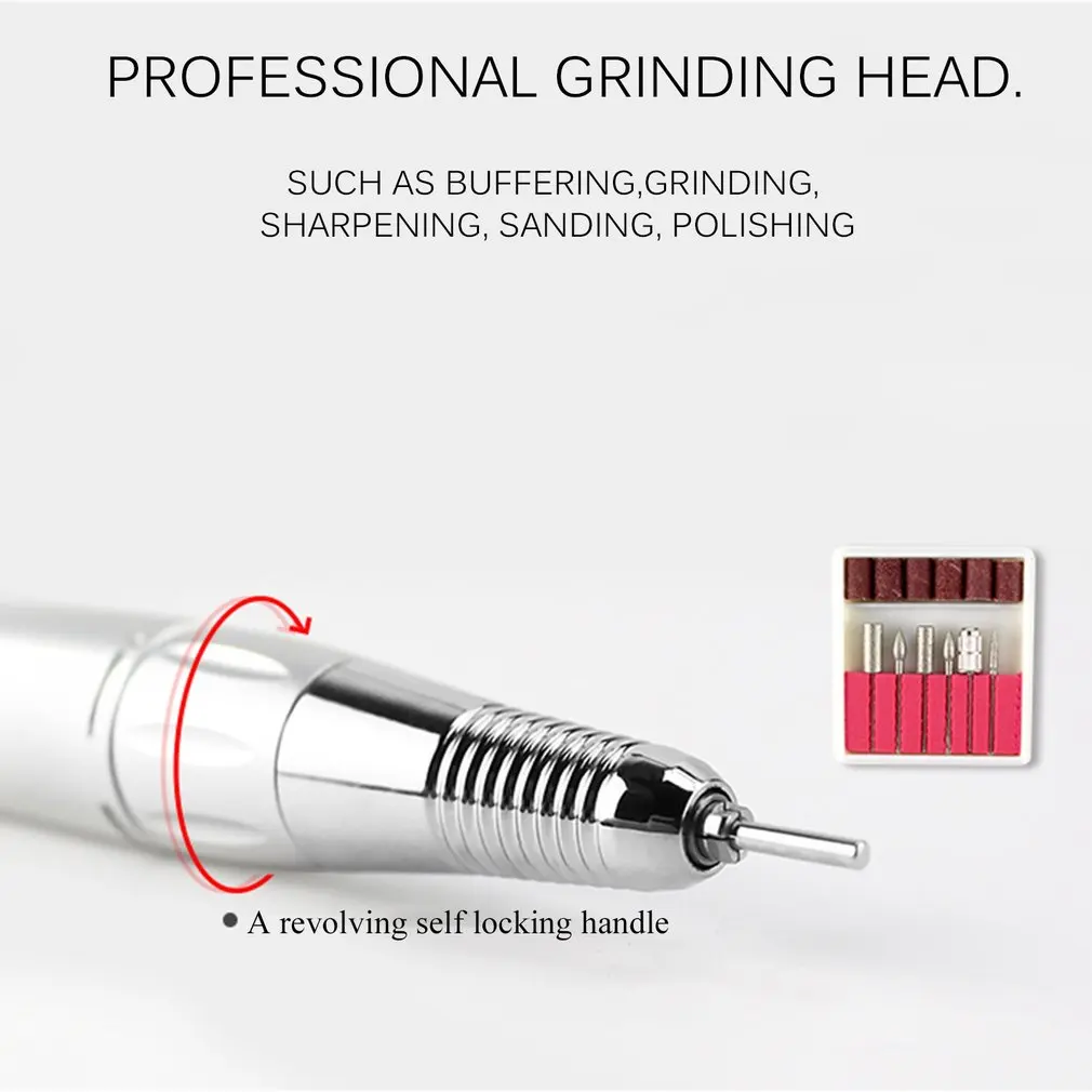 

30000 RPM Rotary Portable Cordless Nail Drill Machine Professional Electric Nail Polisher Nail Art Equipment Kit