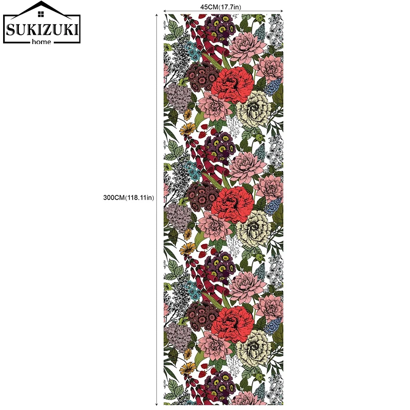 

Home Color Decoration Green Plants Flower Self-Adhesive Wallpaper Environmental Protection Living Room Cabinet Desk Wall Sticker