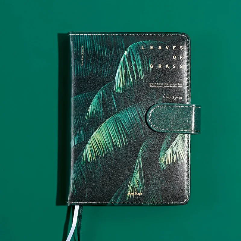 Cute Stationery Green Notebook Planner Kawaii A5 Weekly Monthly Daily Planner Notebooks or Journals School Supplies - Цвет: C