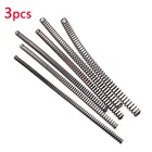 Пружина компрессионная из марганцевой стали, 3 шт., 0,3, 0,4, 0,5, 0,6, 0,7, 0,8 мм, диаметр проволоки Y-образной, длинная пружина 3-10 мм, наружный диаметр 305 мм, длина 65