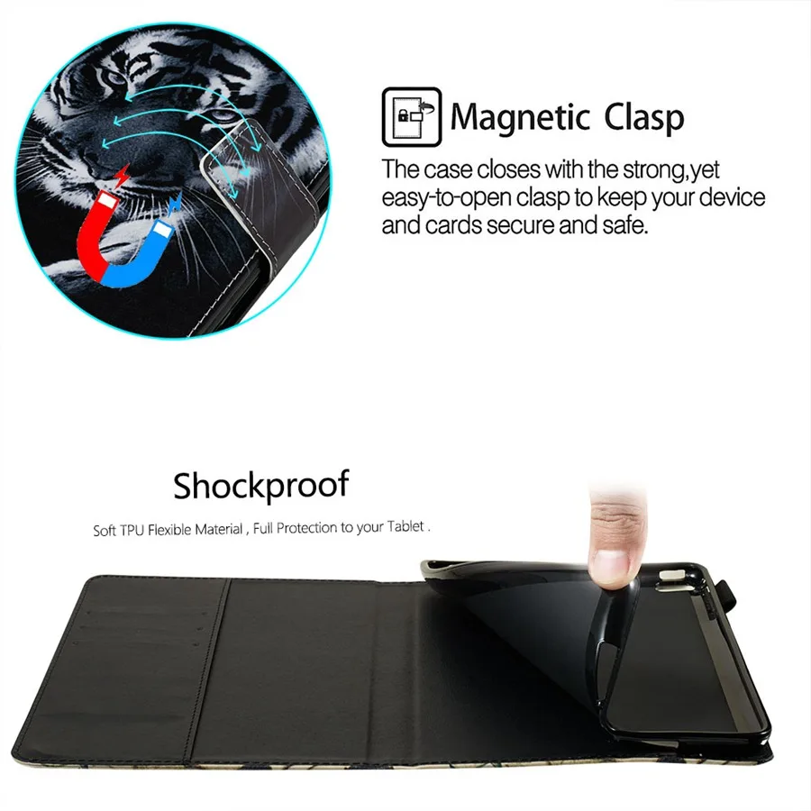 Модный защитный чехол для планшета huawei MediaPad M5 10 pro, умный чехол для huawei M5 10,8 CRM-AL09, CRM-W09 Чехол+ пленка+ ручка