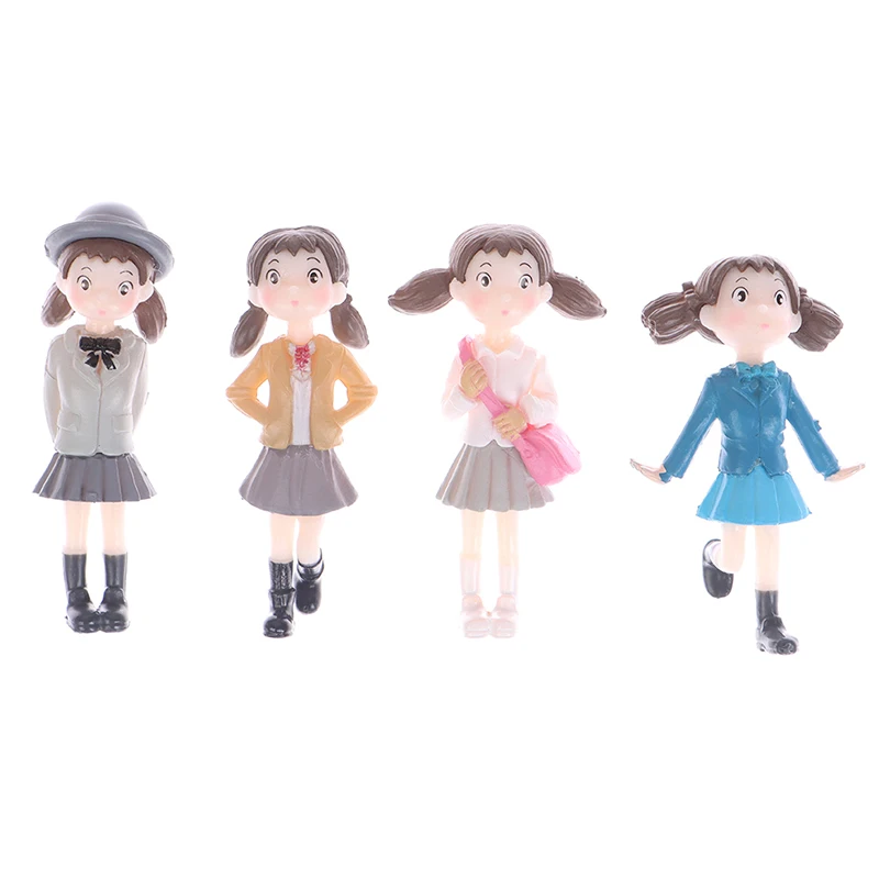 

4 шт./компл. искусственная кожа из ПВХ, миниатюрные украшения из смолы в виде ангелов для украшения дома, офиса, стола