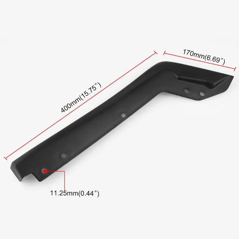

Rear Bumper Lip for 2015-2016 Subaru Impreza WRX Sti Rear spoiler OE Wrap Angle Knife Lip Spoiler Bumper Lip Kit Spoiler Style