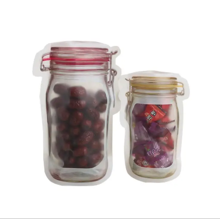 Многоразовые баночки с застежкой-молнией mason многоразовые пластиковые пакеты 20