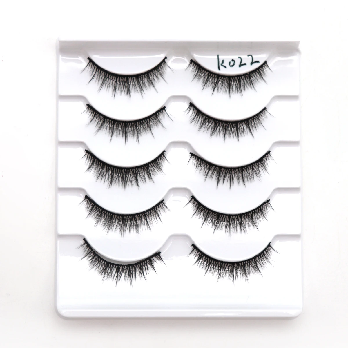 

Новинка 2021, 5 пар натуральных накладных ресниц, длинные ресницы для макияжа, 3d норковые ресницы, мягкие ресницы для наращивания, норковые рес...