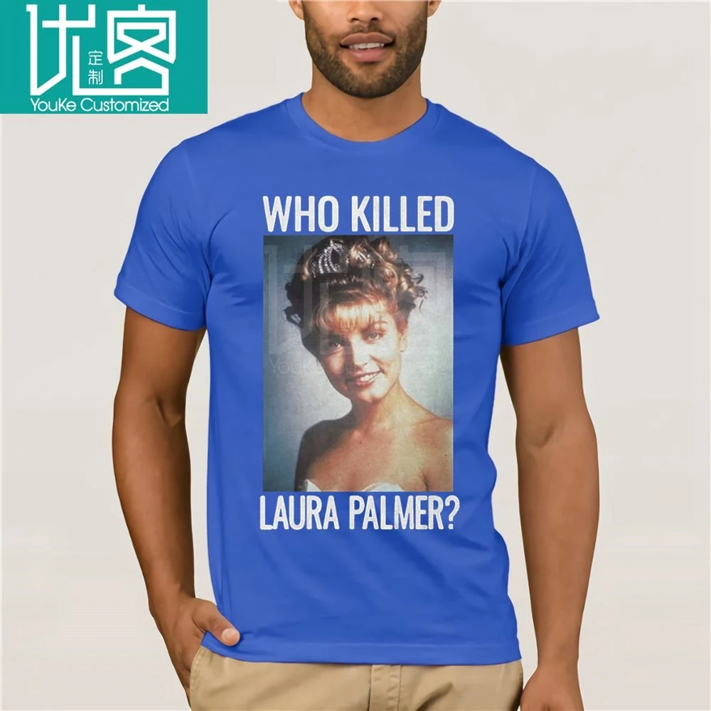 Футболка с принтом в летнем стиле Мужская футболка графическим Twin Peaks Who Killed Laura