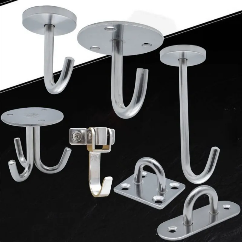 

Heavy Stainless Steel Suspension Bracket Wall Hooks Ceiling light Swing Hammock flowerpot Hanging Hanger for garden Home Kitchen
