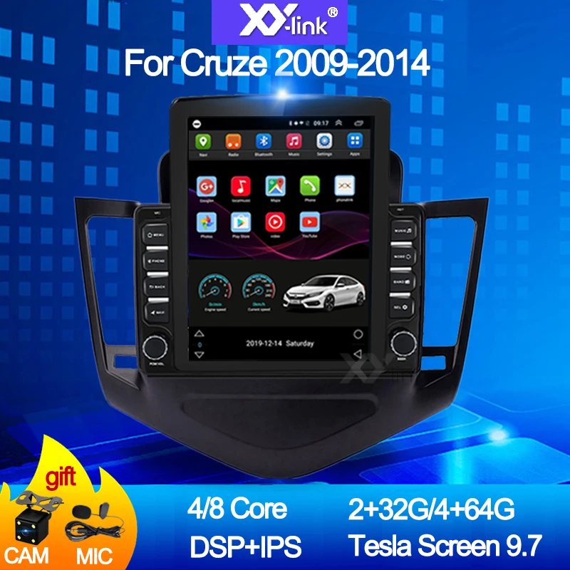 Автомобильный мультимедийный плеер автомагнитола 9 7 дюймов в стиле Tesla на Android 10 0