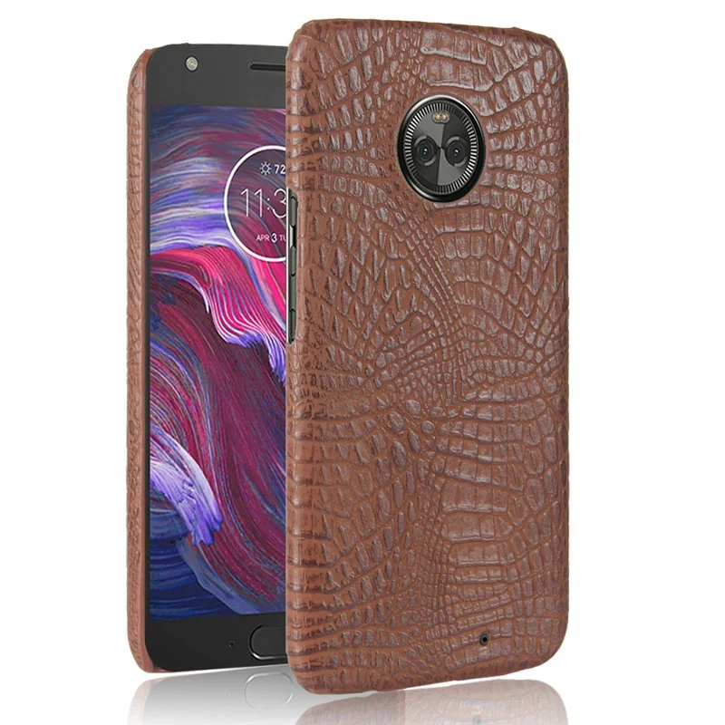 UPaitou for Motorola Moto X4 Case Luxury Crocodile Print Leather Cases Back Cover X 4th XT1900 Phone Bag Coque |