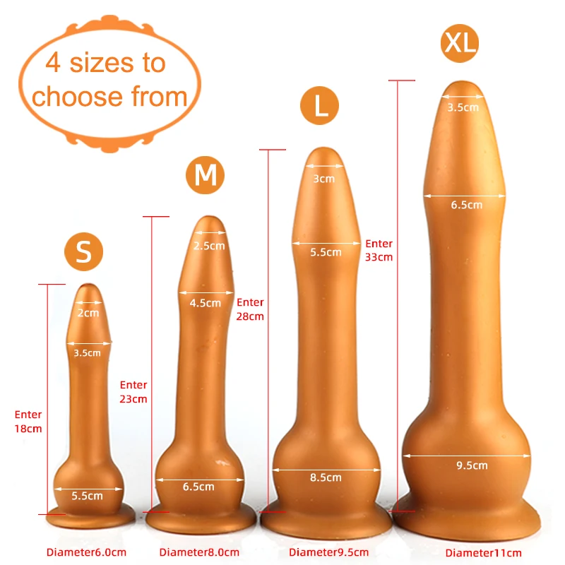 Huge Anal Butt Plug Silicone Vaginal Dildo Plugs Dilator Expander Prostate Massger Dildos Adult Erotic Sex Toys For Women Men |