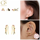 Aide Новое поступление INS 925 стерлингового серебра Сладкий и универсальная Алмаз серьги, модное ювелирное изделие, опт, серьги со шпилькой, для женщин