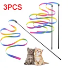 3 шт., забавные разноцветные палочки для кошек