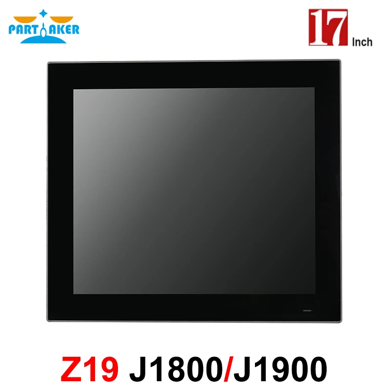 Partaker Z19 Industrial Panel PC IP65 All In One PC with 17 Inch Intel Celeron J1800 J1900 with 10-Point Capacitive Touch Screen