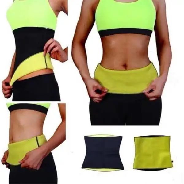 

2 шт./лот пояса для похудения неопрен Body Shaper Корсеты и бюстье тренер для способствует пот боди Фитнес