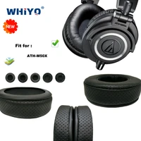 new upgrade replacement ear pads for ath m50x headset parts leather cushion velvet earmuff headset sleeve cover