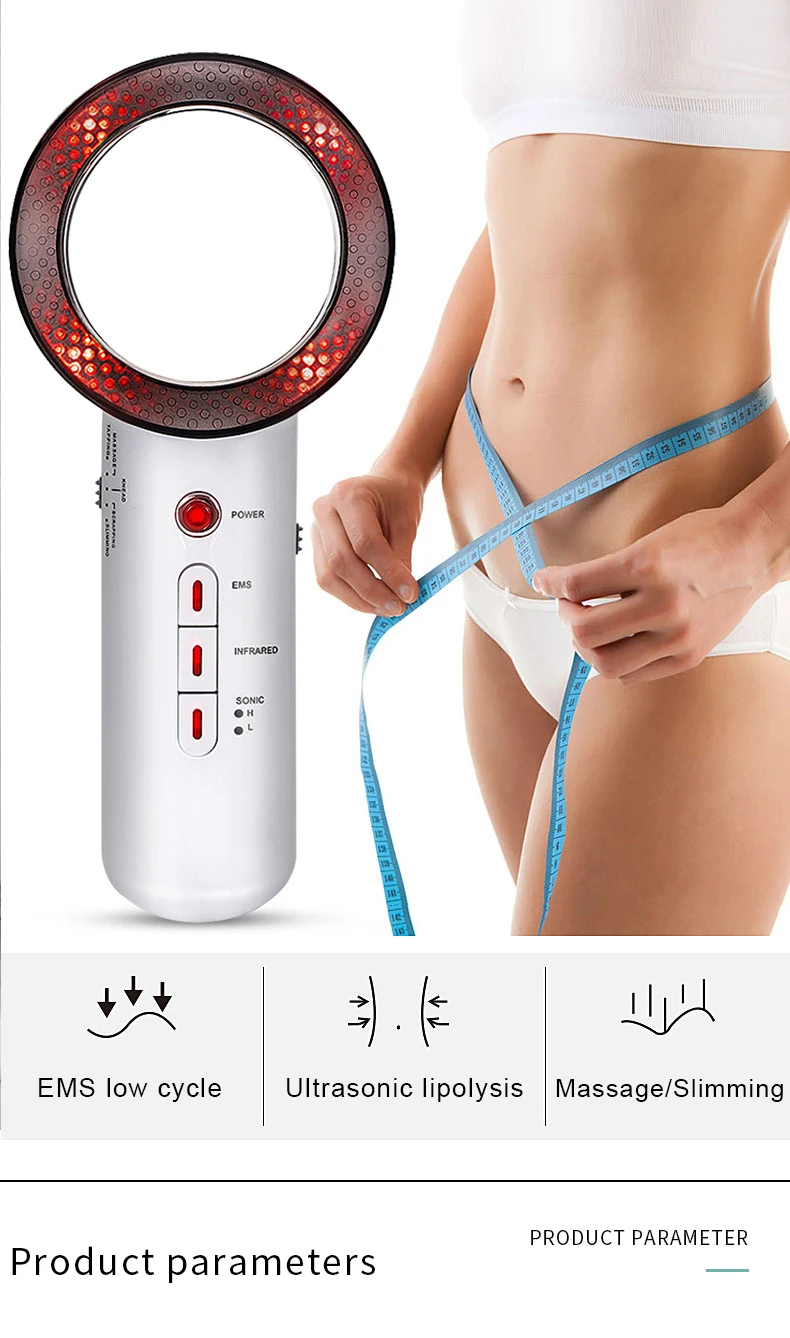 

3 in 1 Anti Cellulite Body Fat Removal Machine Infrared Ultrasonic Therapy EMS Fat Burning Weight Loss Burner Galvanic Machine