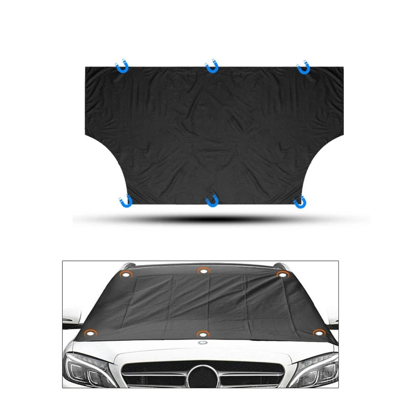 

Winter Car Magnetic Snow Shield Universal Automobile Windshield Protective Cover E8BC