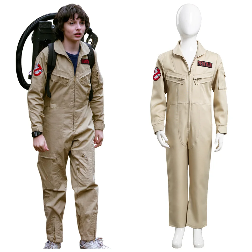 Kids Ghostbusters Cosplay Costume Jumpsuit Outfits Uniform Halloween Carnival Suit