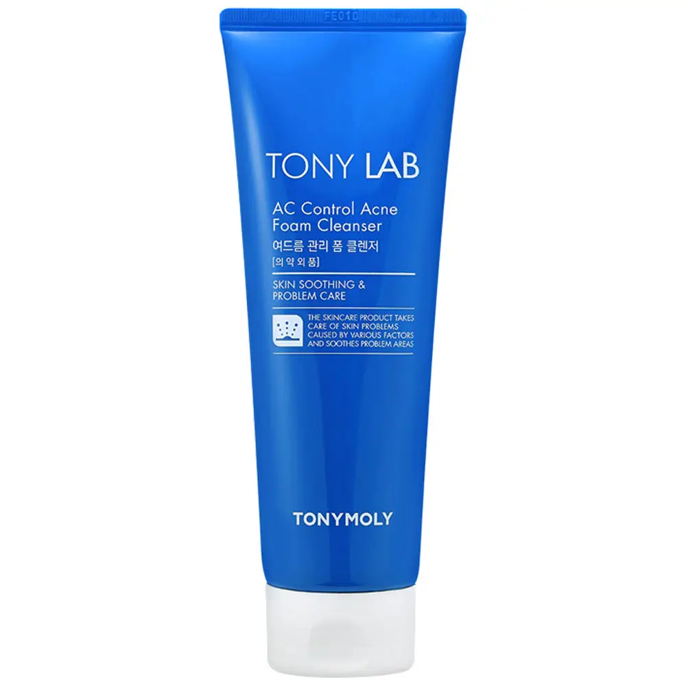 

Tony Lab AC Control Acne Foam Cleanser 150ml Facial Cleanser Blackhead Acne Remover Moisturizing Whitening Korean Cosmetics