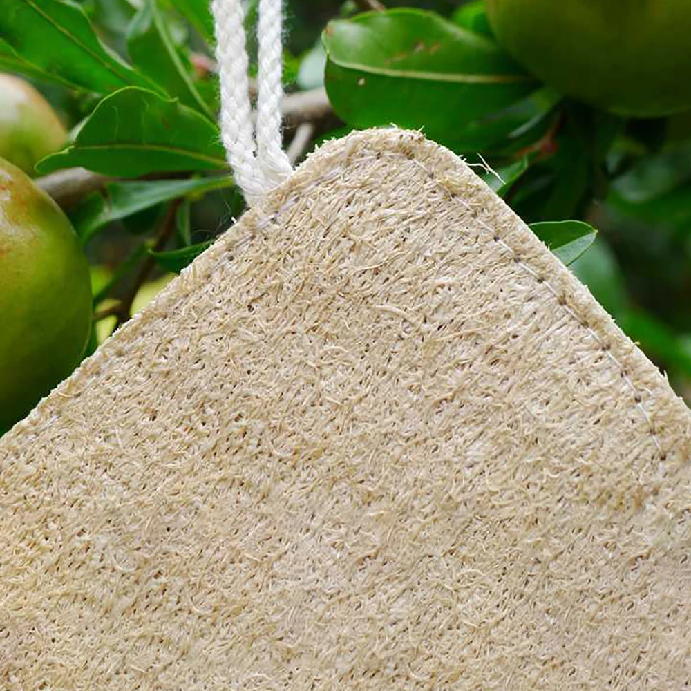 

6PCs Natural Loofah Luffa Sponge Dish Cleaning Brush Scrubber Kitchenware Cleaner Dishwashing Loofahs Scrub Pad