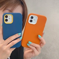 ottwn soft liquid silicone phone case for iphone 11 12 pro max 7 8 plus xr x xs max se 2020 candy color shockproof back cover