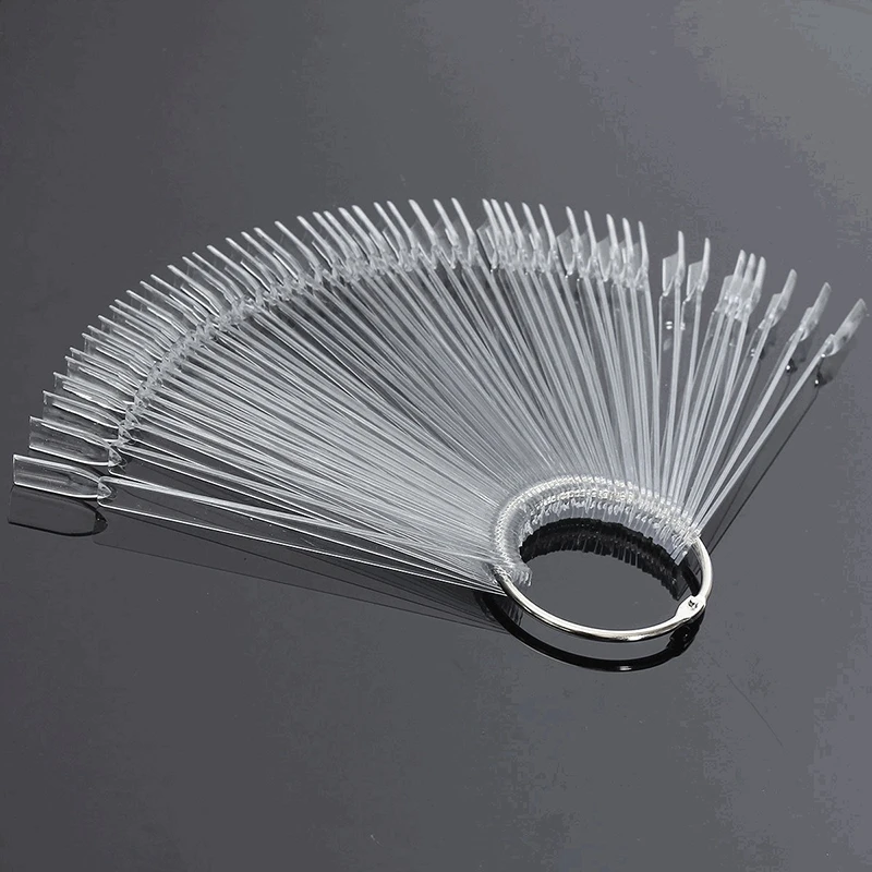 50 шт. накладные лак для ногтей Дисплей капсулы практичный вентилятор маникюра |